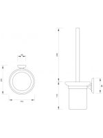 Držač za WC četku 80650 Minotti - Slika 2