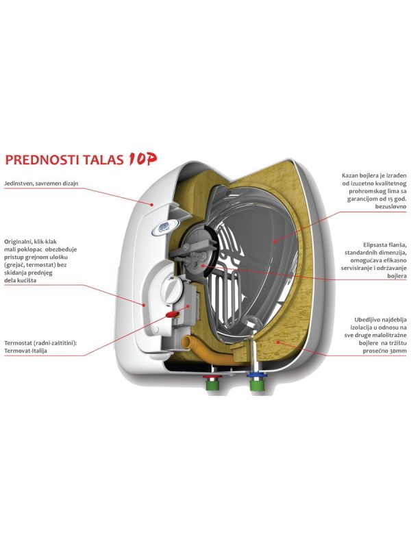 Bojler TALAS 10 litara pod pritiskom VM 1