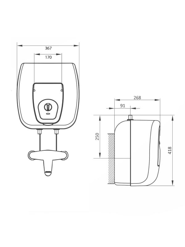 Bojler TALAS 10 litara pod pritiskom VM 2