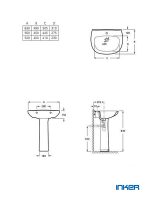 Lavabo za kupatilo 52cm polo Inker 2