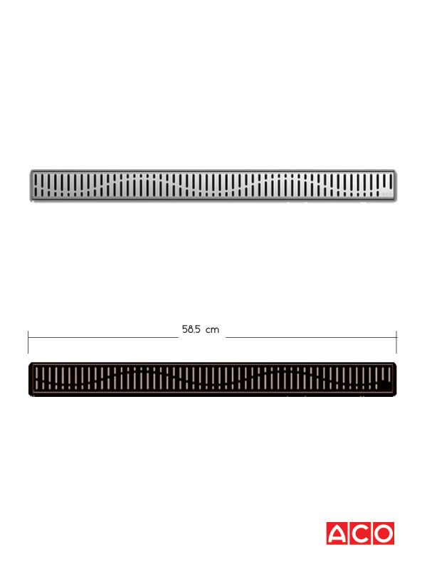 Rešetka za tuš kanalicu ACO Wave-585-M.090.S2A.002