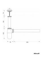 Sifon za lavabo 5/4 A181-AC 1