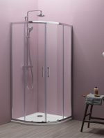 Tuš kabina Kolpa-san Eco-Quat R80x185cm Silver