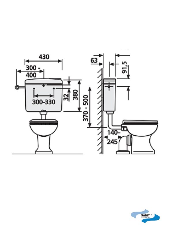 Vodokotlić Sanit 928U 1