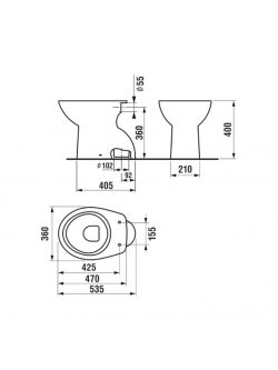 Wc šolja simplon Jika Pro 822747