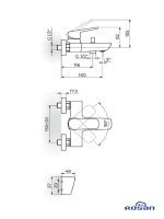 Baterija za kadu sa tušem 133101Black-Stolz-2