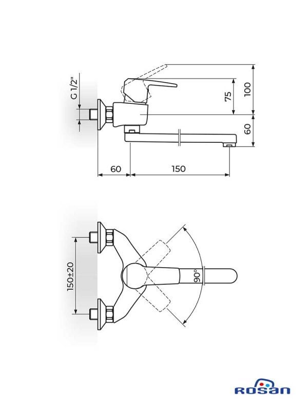 Cubo3-JC32115 baterija izliv-150mm Rosan-2