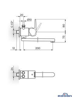 Cubo3-JC36101 Baterija za protočni bojler Rosan-2