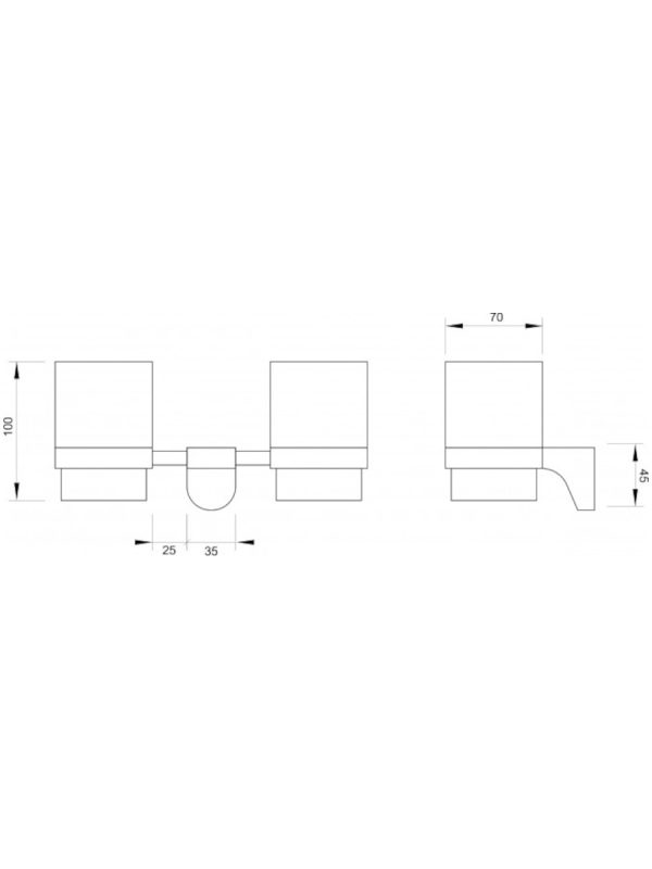 c_11_07_2_skica Držač za čaše C-11-07 Fuego Concept - Slika 2