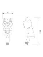 Tuš ručica žaba DF-2511 Minotti - Slika 2