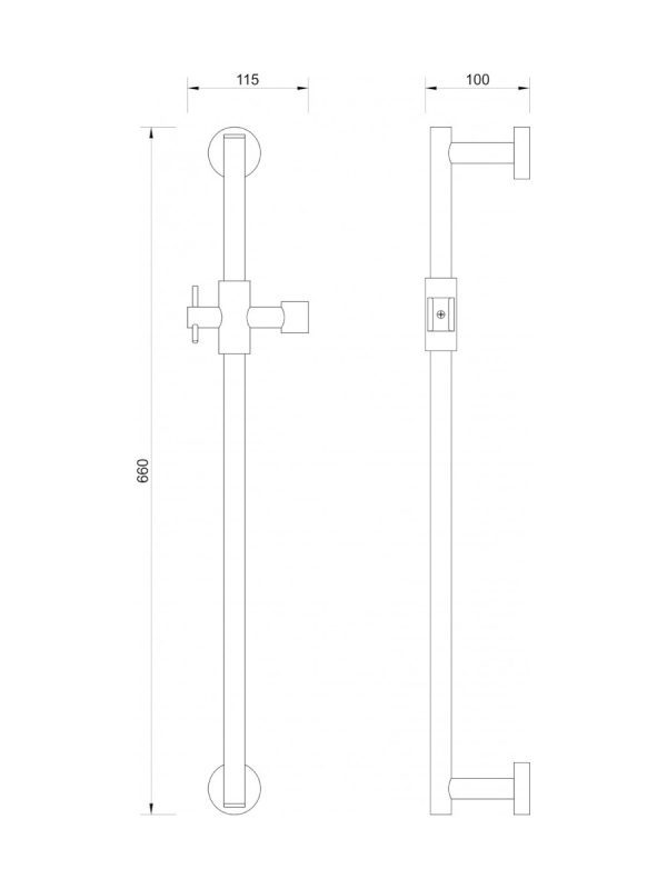 Klizna šipka Minotti DF-371 - Slika 2