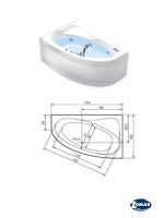 Zomar kada Stella-leva HidroAero 154x100cm-2