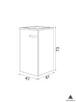 Lavabo sa ormarićem euridika 40cm piramida-2