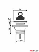 Pileta za lavabo 5/4 Alca A31-2