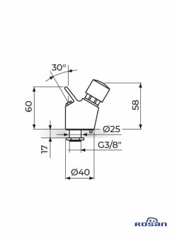 Potisna baterija za pijaću vodu Rosan-A75451-2
