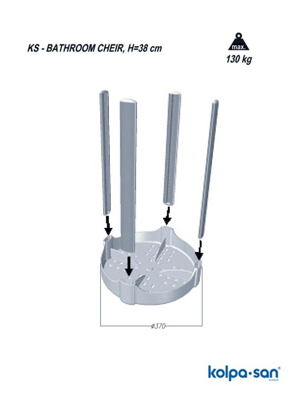 Kolpa-san stolica za kupatilo ks-950600-2