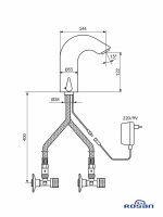 Rosan senzorska baterija topla/hladna voda Classic-2
