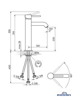 Zerro-jZ30139 baterija sa tri cevi Rosan-2