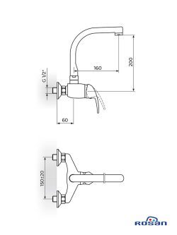 Rosan baterija King-zidna visoki-izliv J321J20 -2
