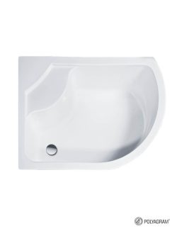 Tuš kada Elena ugaona-leva Polyagram 110x80cm-1