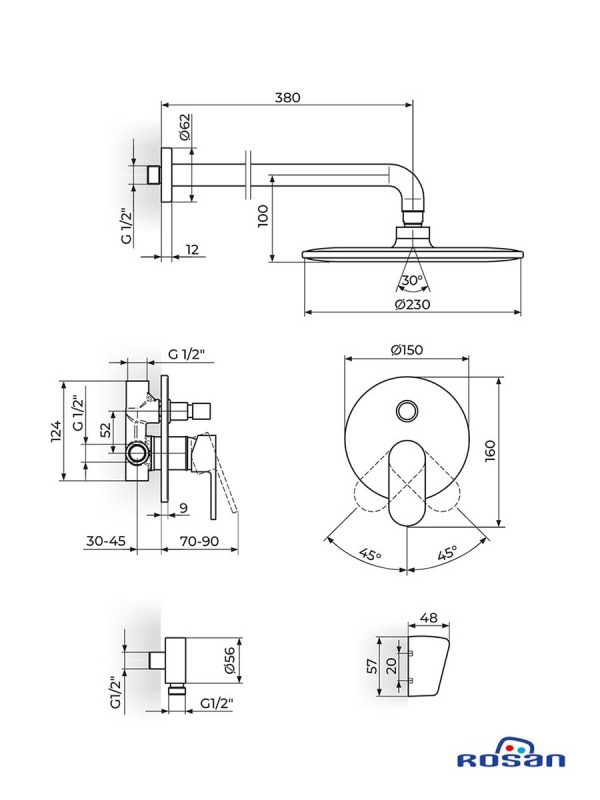 Rosan baterija ugradna Mistique-JM31601 -2