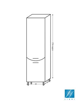 Ormarić 32x188cm Vegas Linni-2