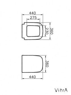 Vitra S20 WC daska soft-close duroplast-2