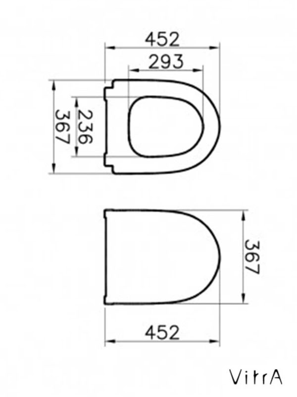 Vitra Sento slim wc daska soft close-2