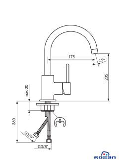 Baterija za sudoperu Dark JD38101 1