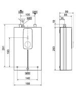Protočni bojler STIEBEL DCE 11/13 11/13,5 kW - Slika 2
