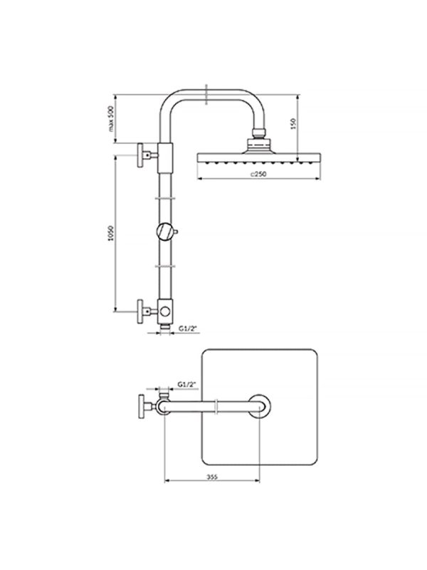 Konzola tusa komplet PUTK11 1