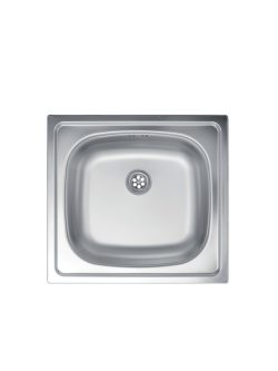 Metalac inox usadna sudopera Quadro ø60