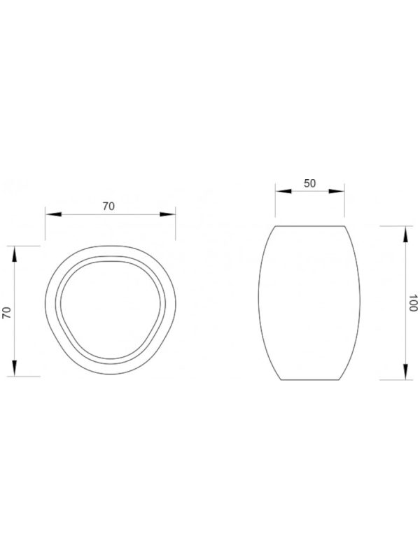 Čaša stojeća C7302 Minotti - Slika 2