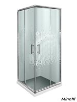 Tuš kabina 80x80cm Minotti dizajnirano staklo