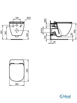 Wc šolja konzolna Tesi AquaBlade 1