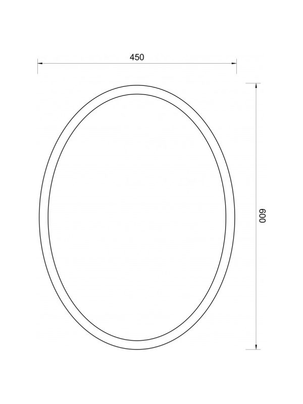 Ogledalo 45x60 Minotti 1005 - Slika 2