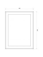 Ogledalo 60x80 Minotti T213 - Slika 2