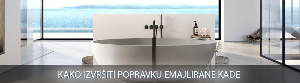 Kako izvršiti popravku emajlirane kade