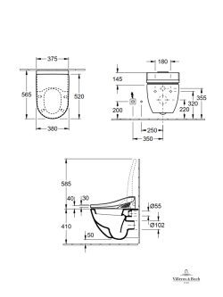 Wc šolja konzolna Villeroy&Boch-66001001 1