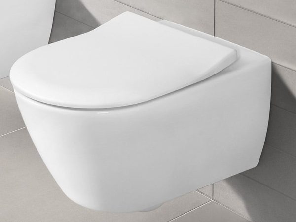 WC DASKA SOFT CLOSE SLIM SUBWAY 2.0 VILLEROY & BOCH 9M78S101 - Slika 2