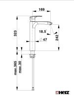 Baterija za lavabo Infinity e12 1