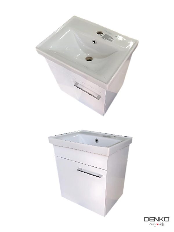 Lavabo sa ormarićem Terra 50cm Bela-2