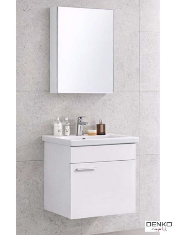 Lavabo sa ormarićem Terra 50cm Bela-2
