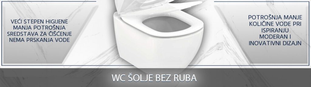 WC šolje bez ruba
