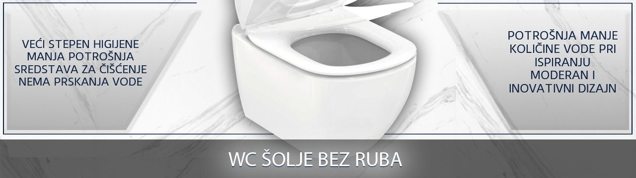 WC šolje bez ruba