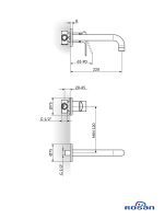Baterija za lavabo uzidna S2 231402 1