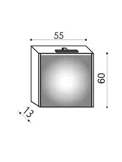 Ogledalo sa ormarićem TopDom-City Artteon 5457
