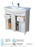 Lavabo sa ormaricem Pino Art Mond 0031
