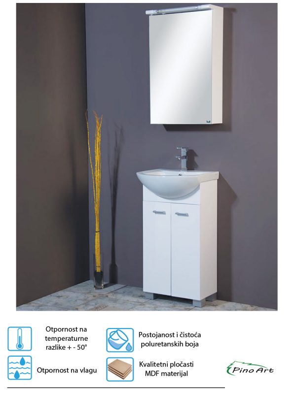 Ogledalo sa ormarićem Pino Art Klasik 0143 1