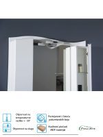 Ogledalo sa ormaricem Pino Art Mond 105 0030 1